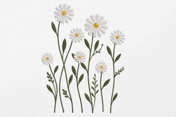 Daisy Flower Embroidery Design Review